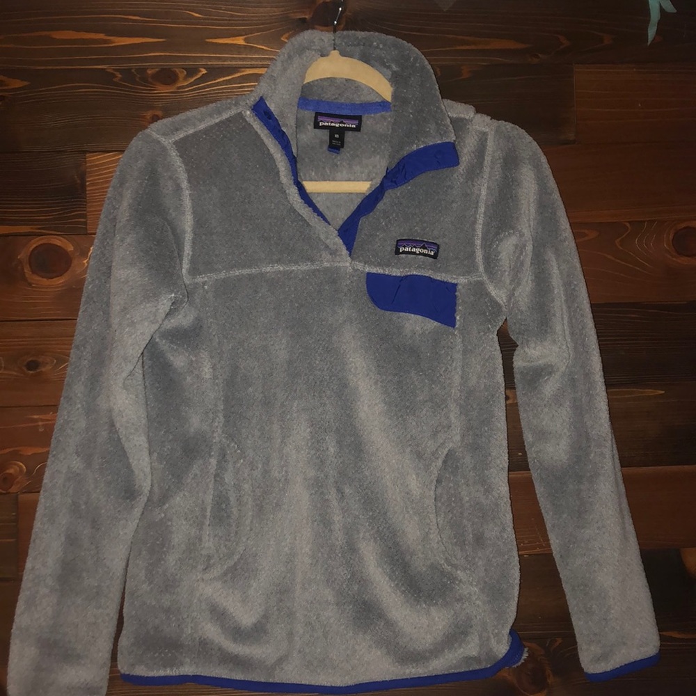 XS Patagonia Re Tool Snap T Pullover Grey